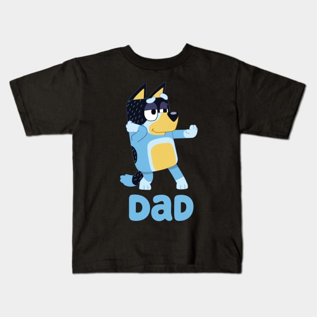 dad dance style Kids T-Shirt by Otis Prank Calls